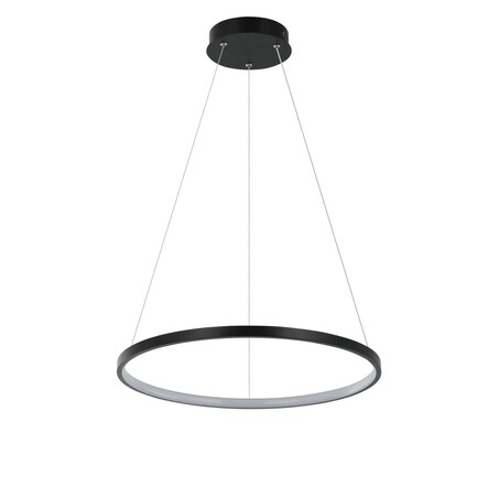 Lampa sufitowa wisząca Light Prestige Ring czarny LED CCT 3000K/4000K/6000K (regulowana) 1 szt.