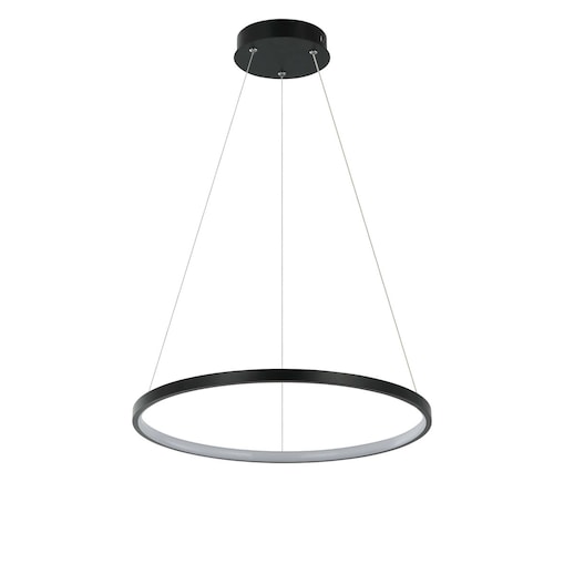 Lampa sufitowa wisząca Light Prestige Ring czarny LED CCT 3000K/4000K/6000K (regulowana) 1 szt.