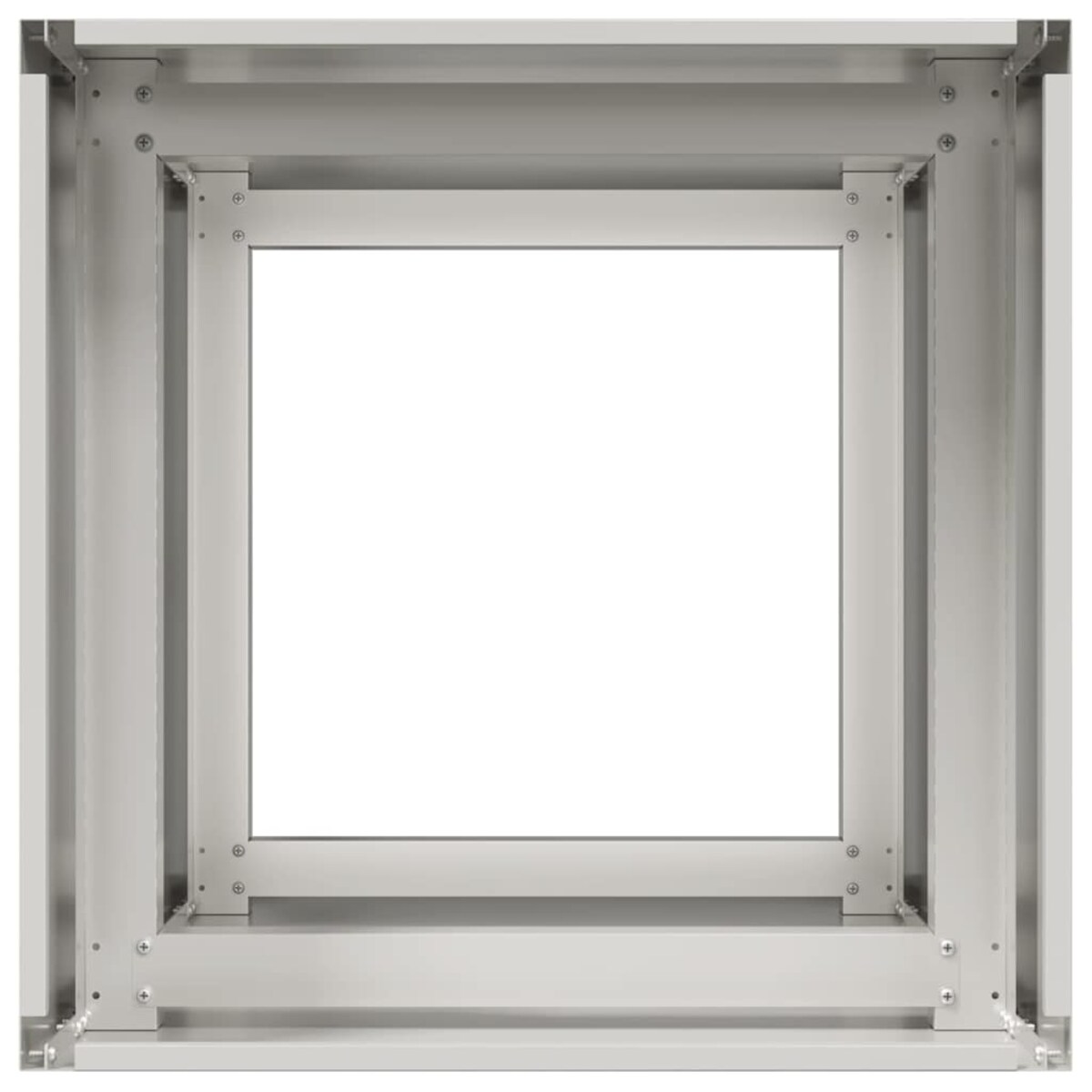 vidaXL Doniczka 40x40x80 cm Stal nierdzewna