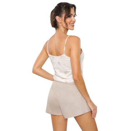 Piżama Sandi top Beżowy, XL