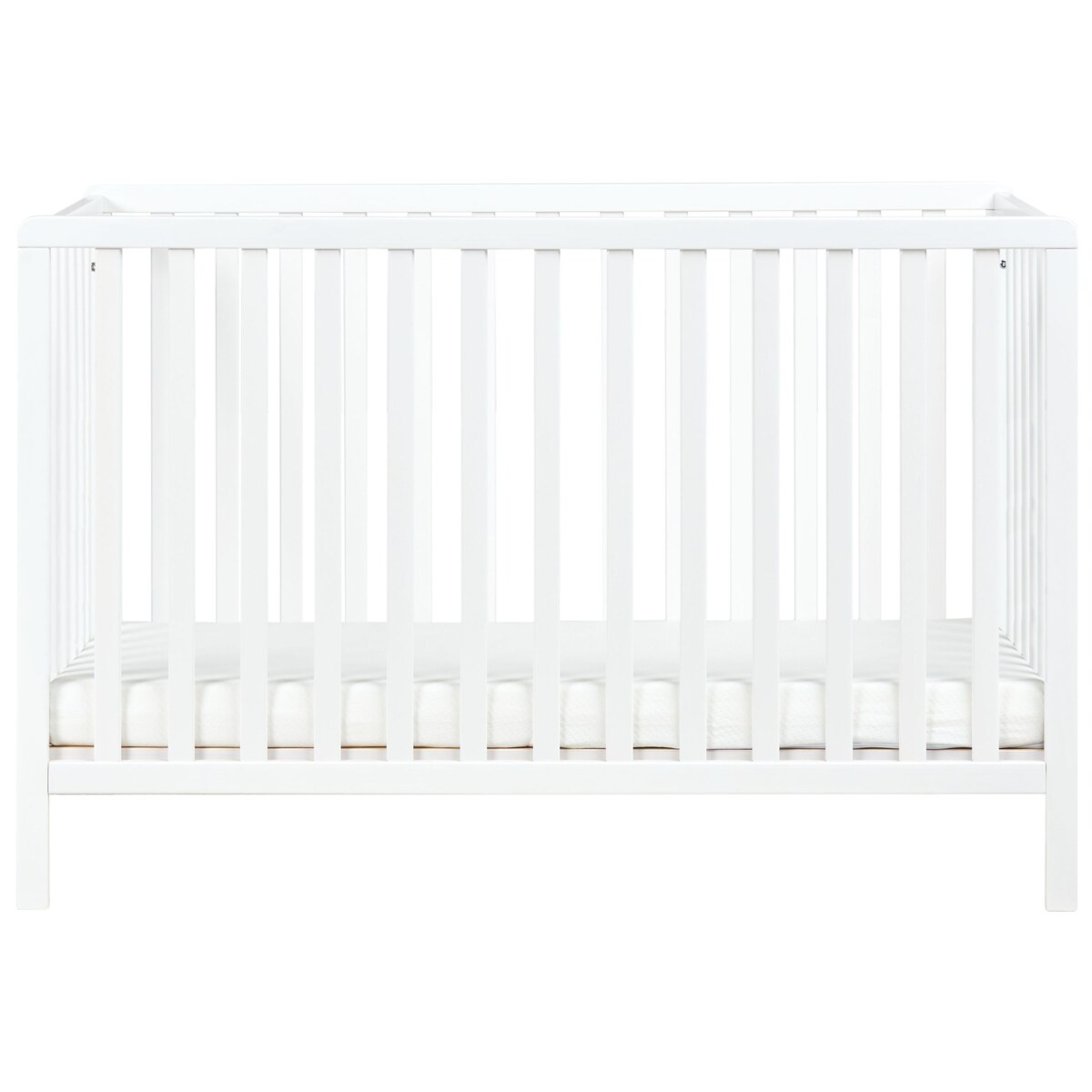 Łóżeczko dziecięce Drewno sosnowe KIAMA 60 x 120 cm Biały