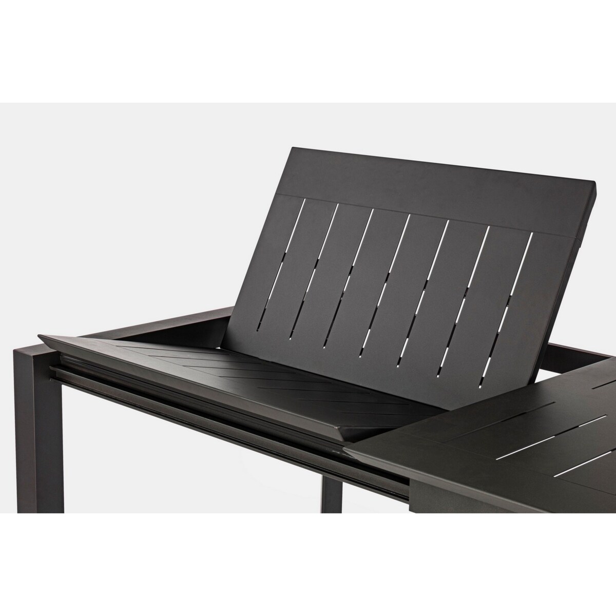 BIZZOTTO stół ogrodowy rozkładany KONNOR czarny