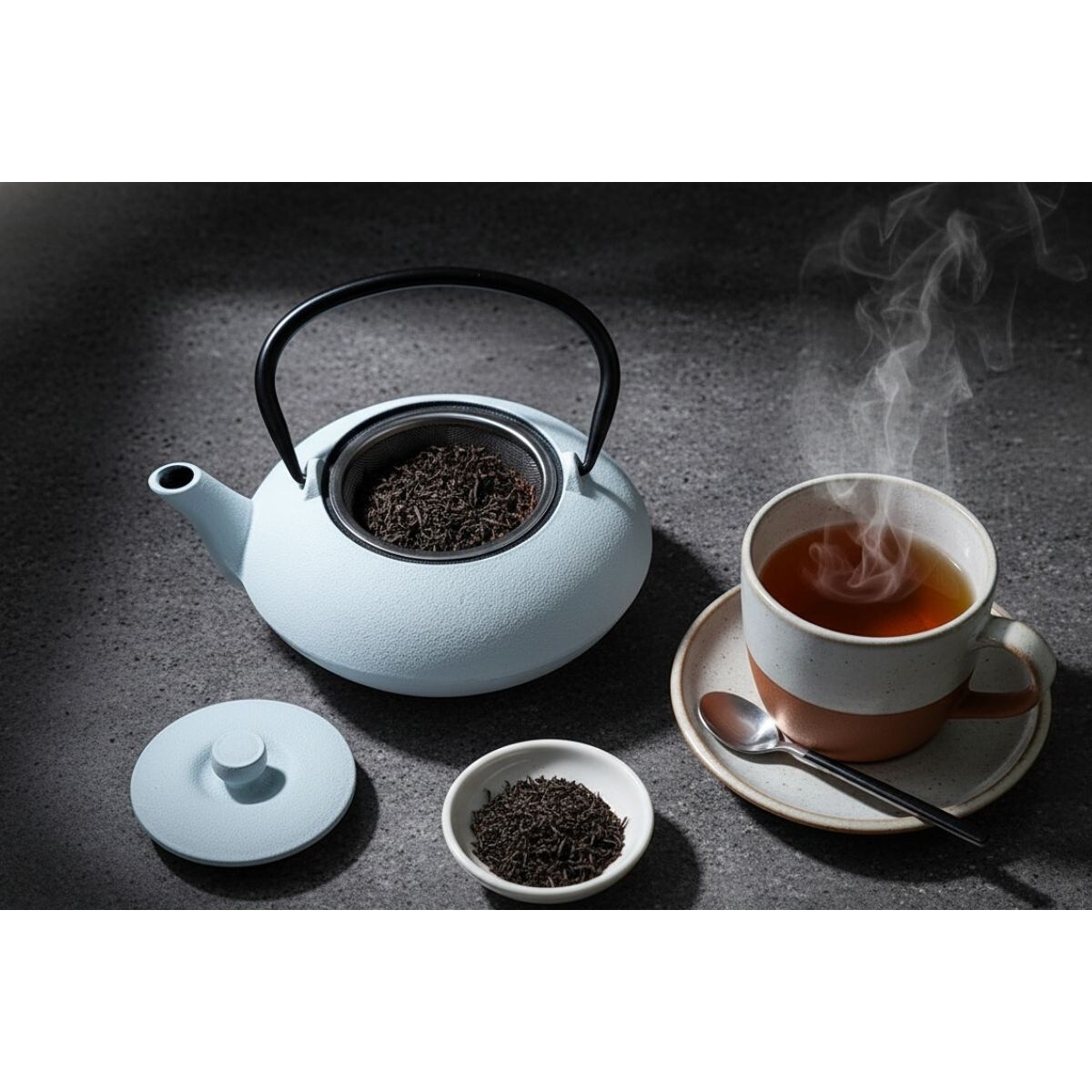 Czajnik żeliwny z zaparzaczem NOMI, 800 ml