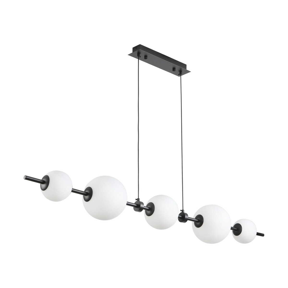 Lampa wisząca MILA czarna 140 cm