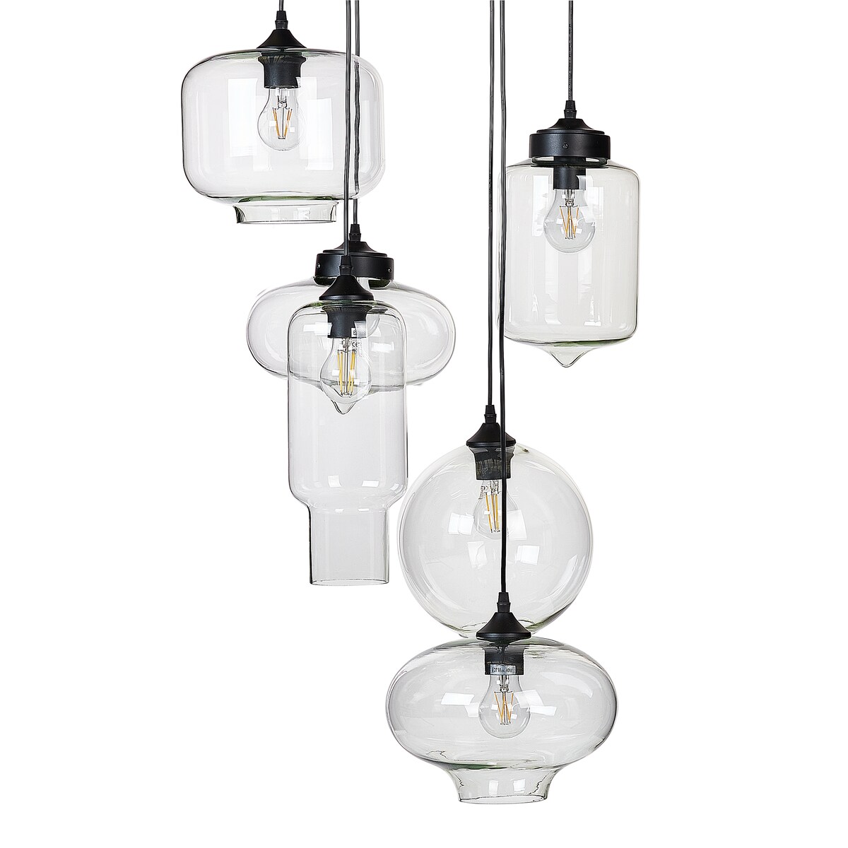 Lampa wisząca BEMBOKA Szkło Przezroczysty