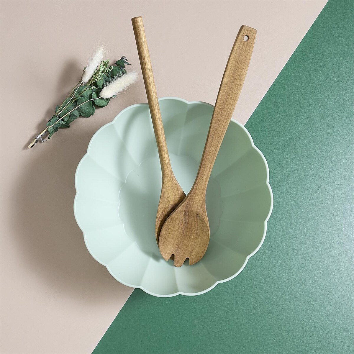 MISKA Iris o średnicy 24 cm zielona jasna Z TWORZYWA PP