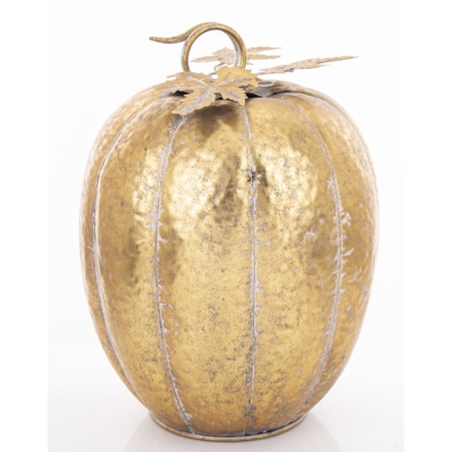 Dekoracja - dynia 38x27x27 cm BANIA złota