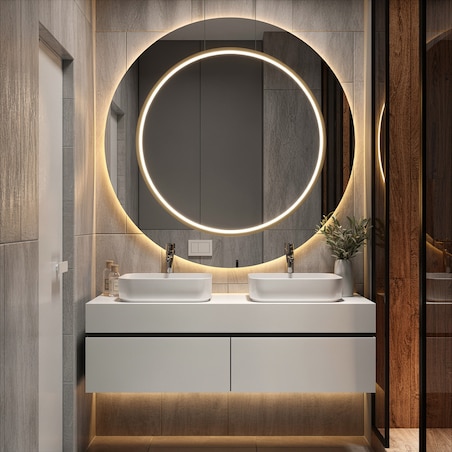 Lampa sufitowa wisząca Light Prestige Mirror złoty LED CCT 3000K/4000K/6000K (regulowana) 1 szt.