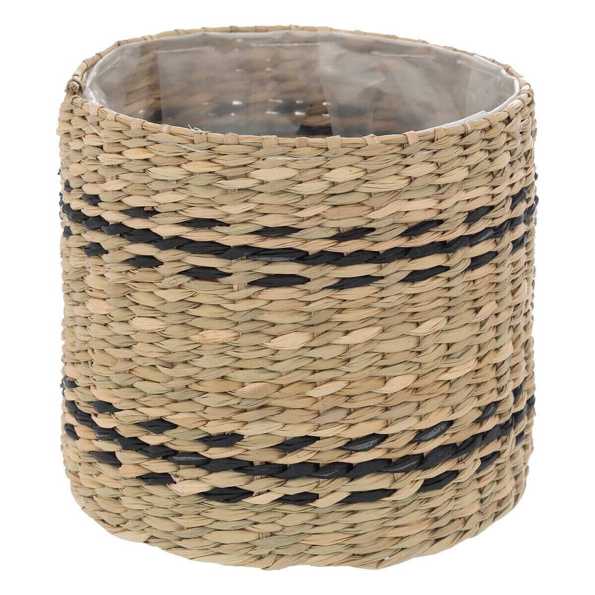 Zestaw doniczek plecionych ze słomy, 2 szt.