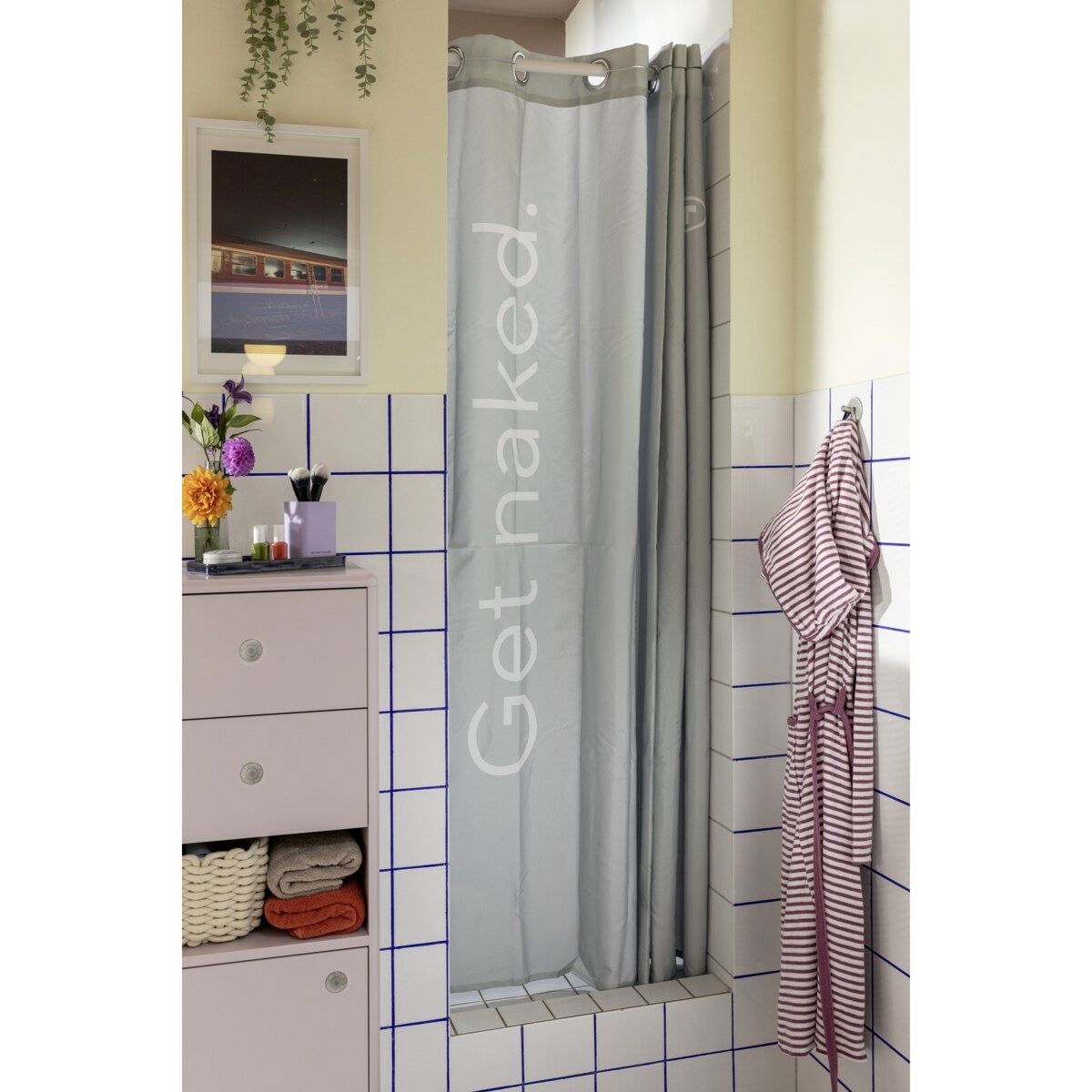 Zasłona prysznicowa z poliestru TOM TAILOR