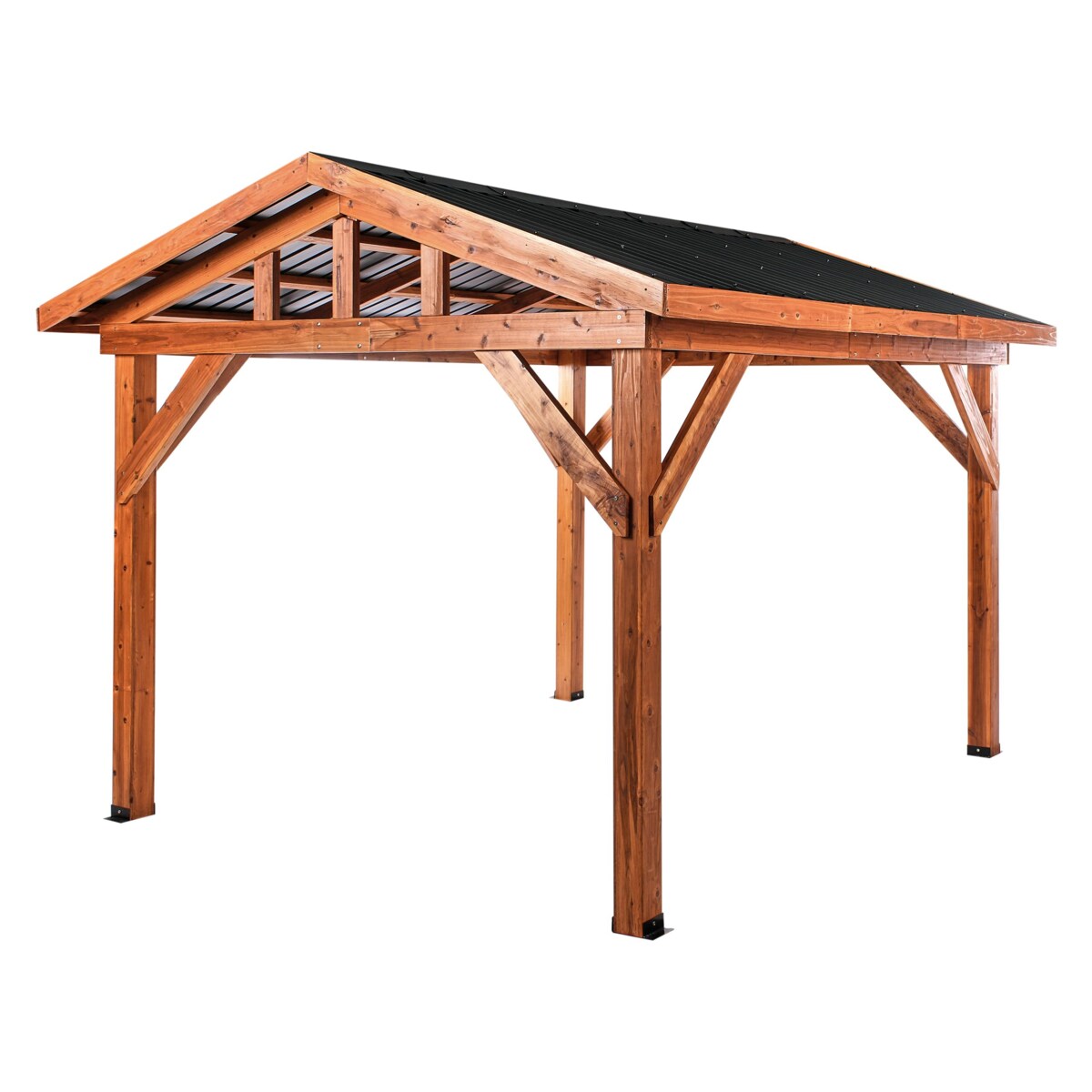 Pawilon ogrodowy 296 x 350 cm jasne drewno SECCHIA