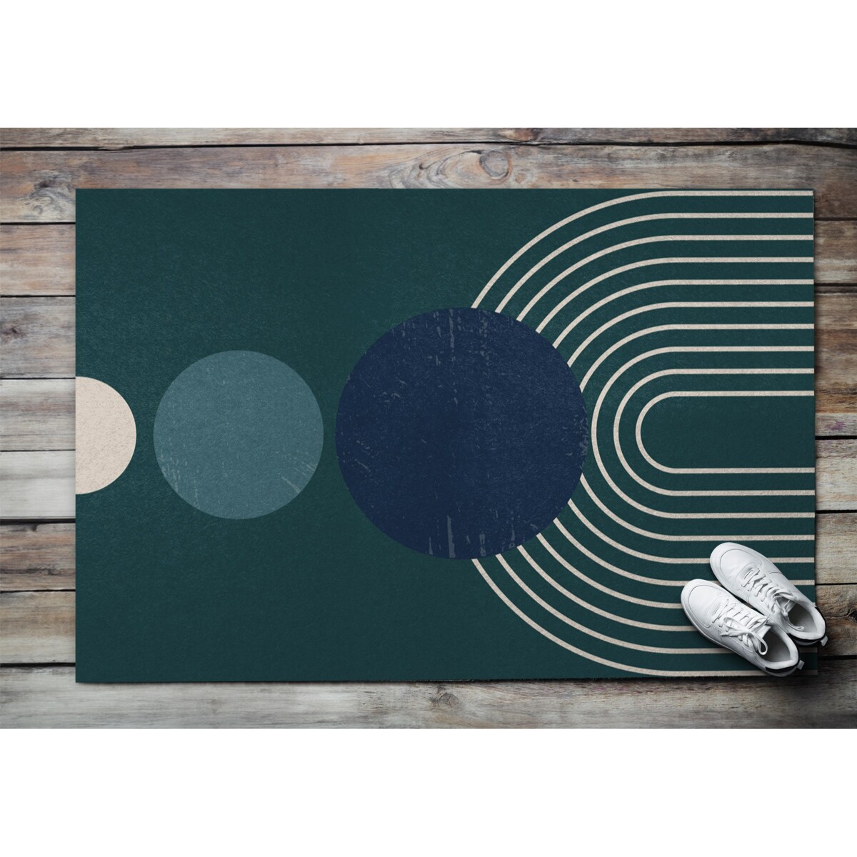 Wycieraczka XXL do wnętrz Geometryczny Wzór 150x100 cm