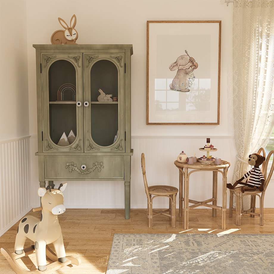 Plakat dla dzieci Królik skrzypek 20x30