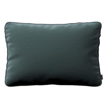 Poszewka Gabi na poduszkę prostokątna 60x40 zgaszony szmaragd - welwet
