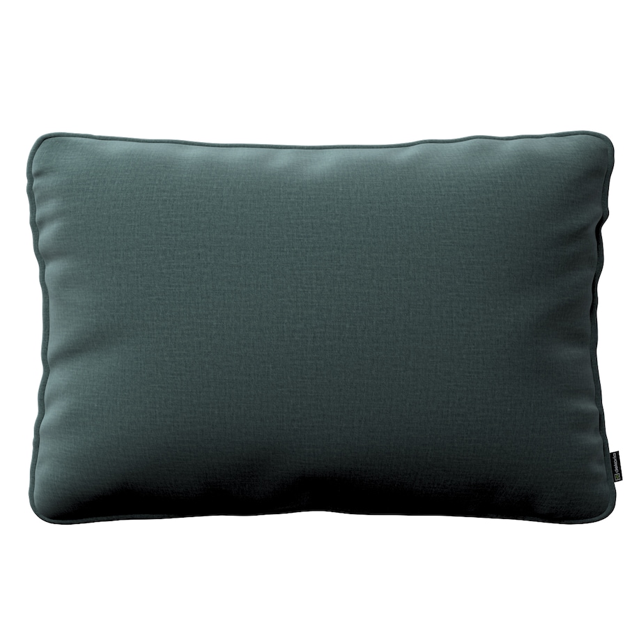 Poszewka Gabi na poduszkę prostokątna 60x40 zgaszony szmaragd - welwet