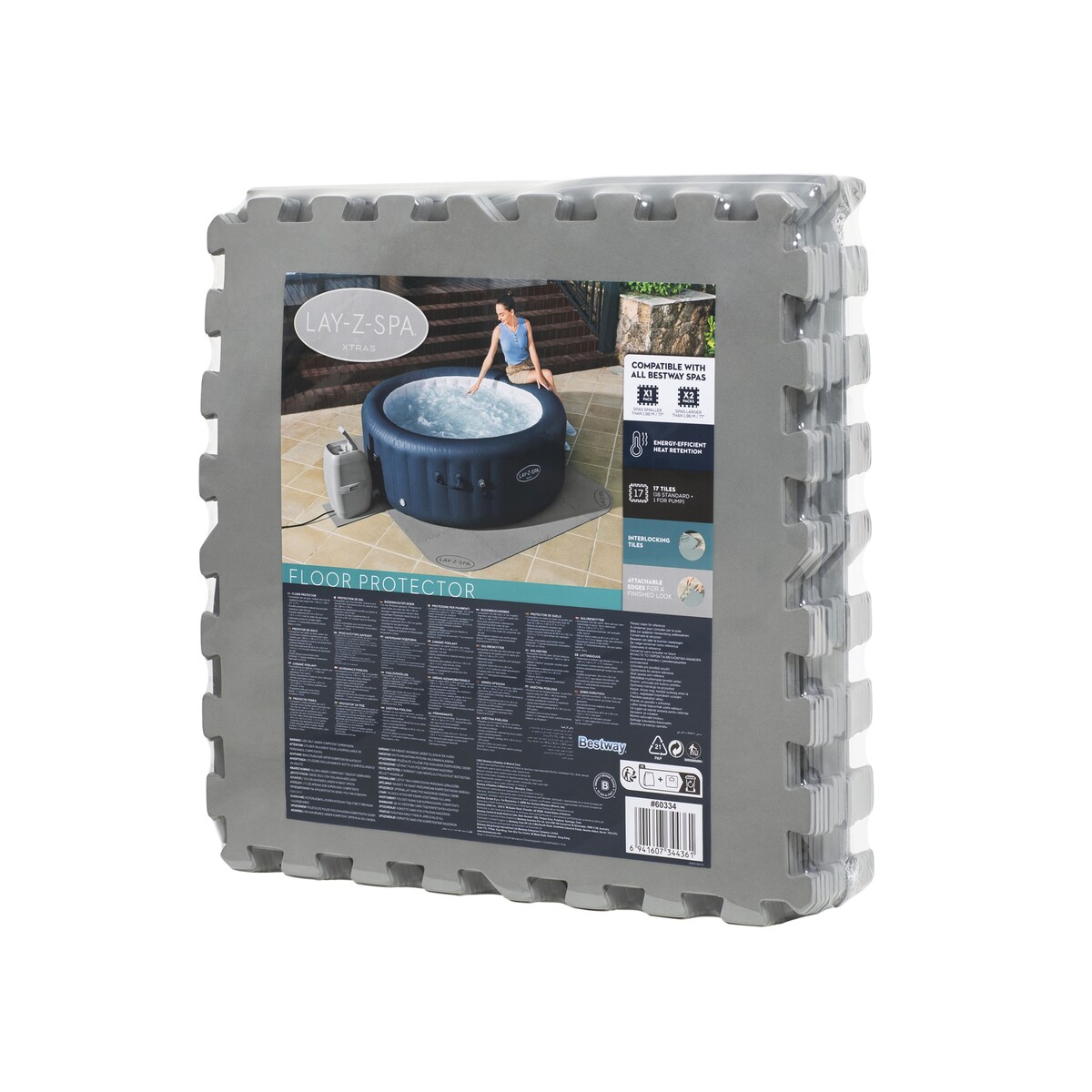 Piankowa mata pod basen spa puzzle podłoga Bestway 60334