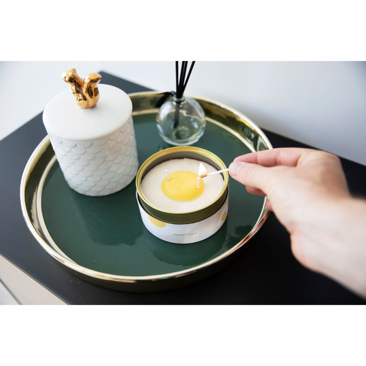 Świeca sojowa - CandleCan - Vanilla Egg