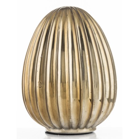 Dekoracja - złote jajko 20x14x14 cm ceramiczne TATIM big