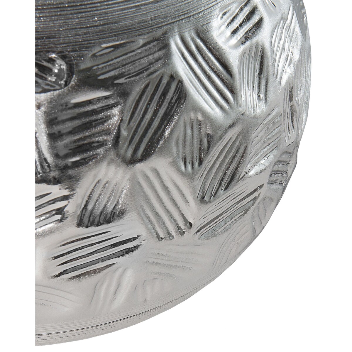 Lampka nocna porcelanowa srebrna YAKIMA