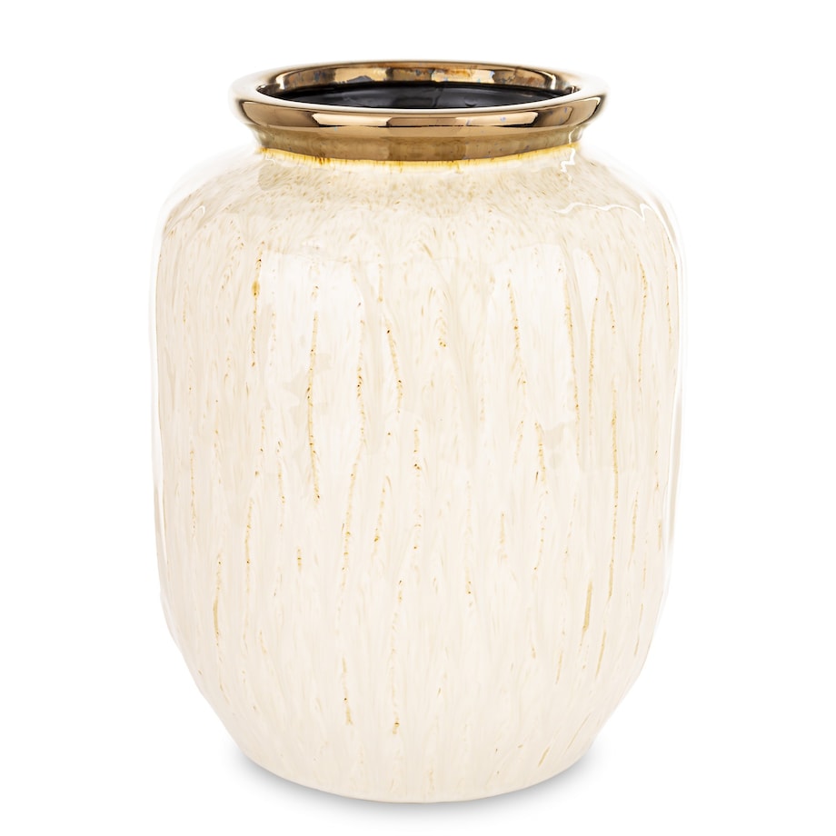Wazon ceramiczny 27x20x20 cm MEEKE-2 mały biały