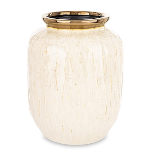 Wazon ceramiczny 27x20x20 cm MEEKE-2 mały biały