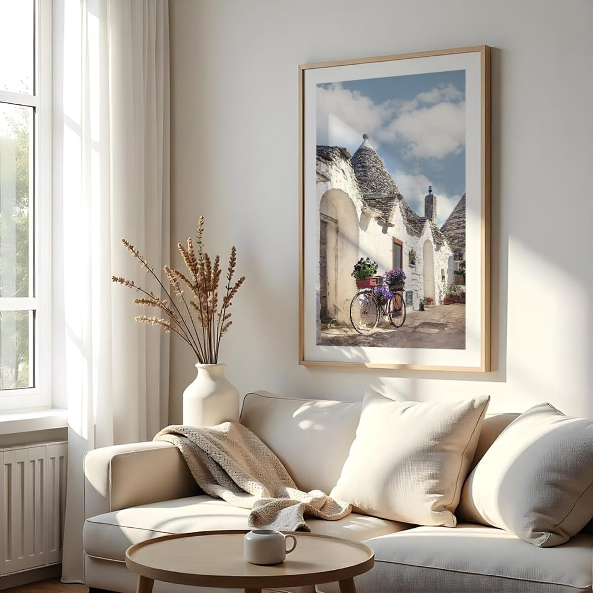 plakat alberobello apulia włochy 50x70