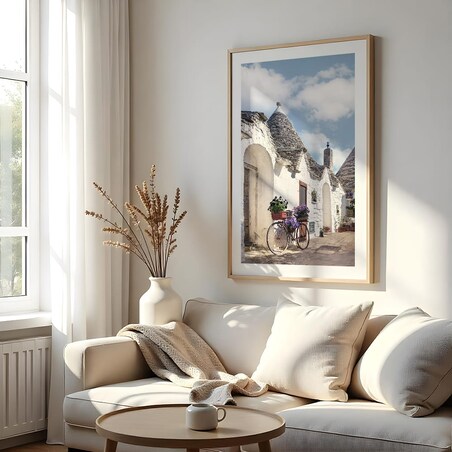 plakat alberobello apulia włochy 50x70