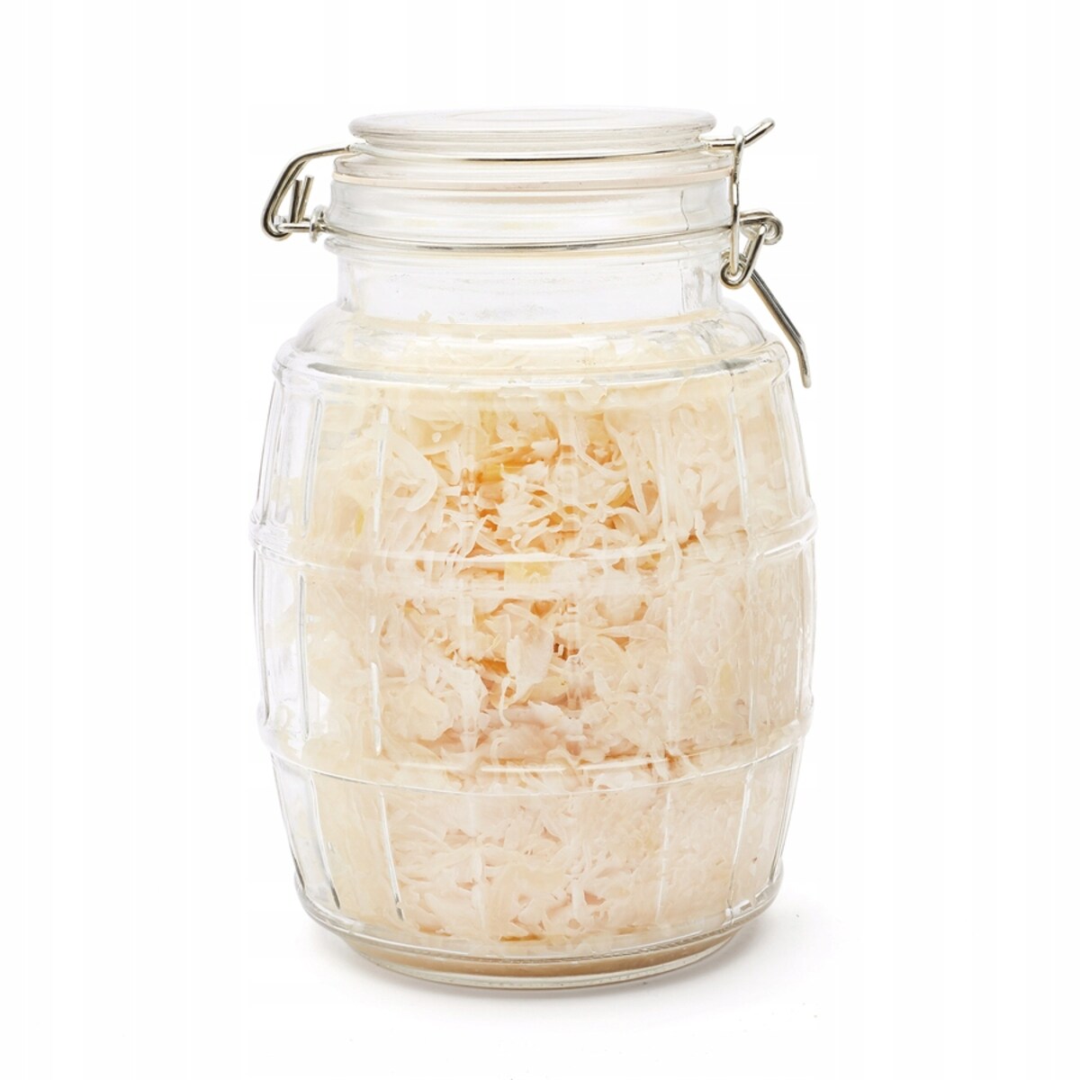 2x szklana beczka 4,1L pojemnik słoik na grzyby kapusta ogórki papryka wek