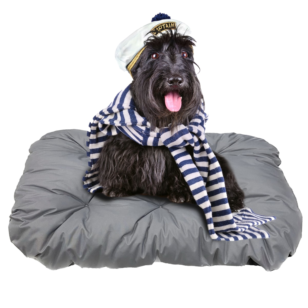 Legowisko Dla Psa Poduszka Posłanie Wytrzymałe 70X50 Cm Szare