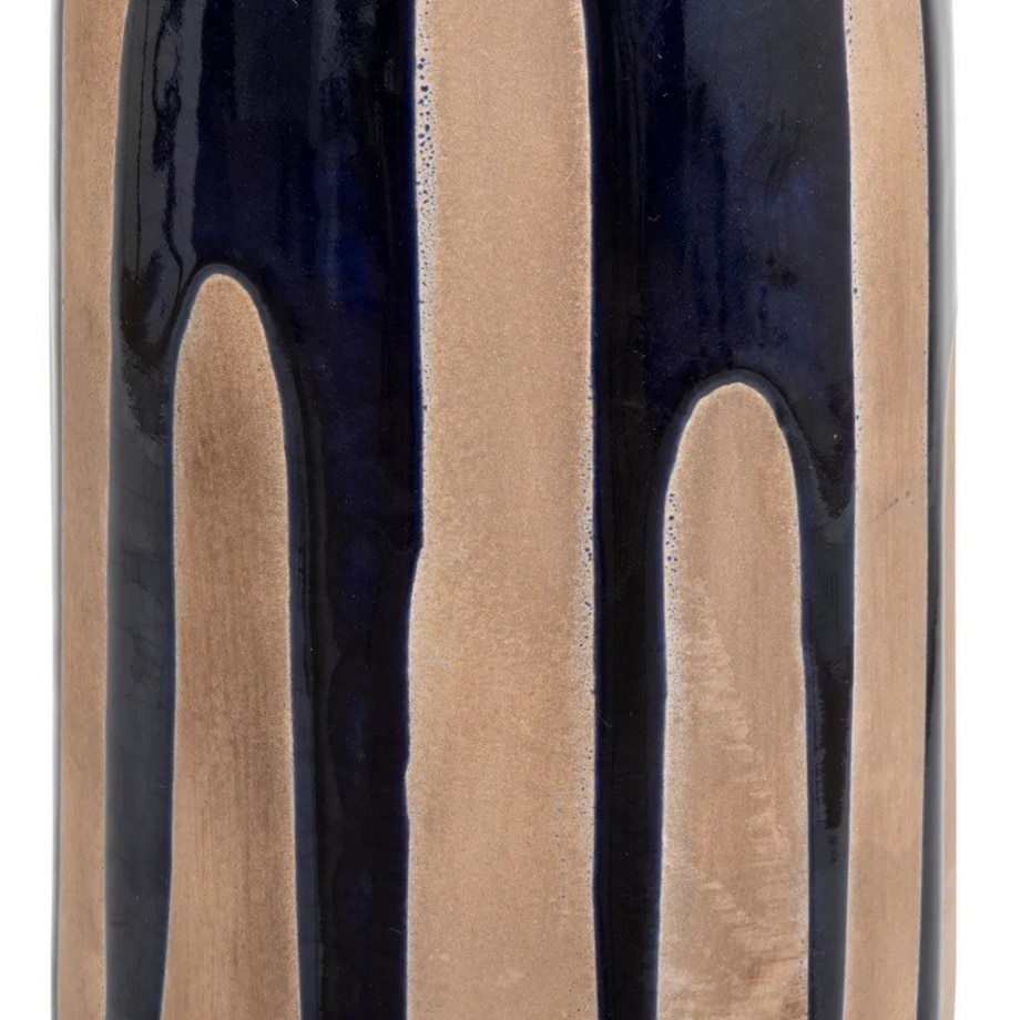 Wazon terracotta granatowy TERRA 40 cm