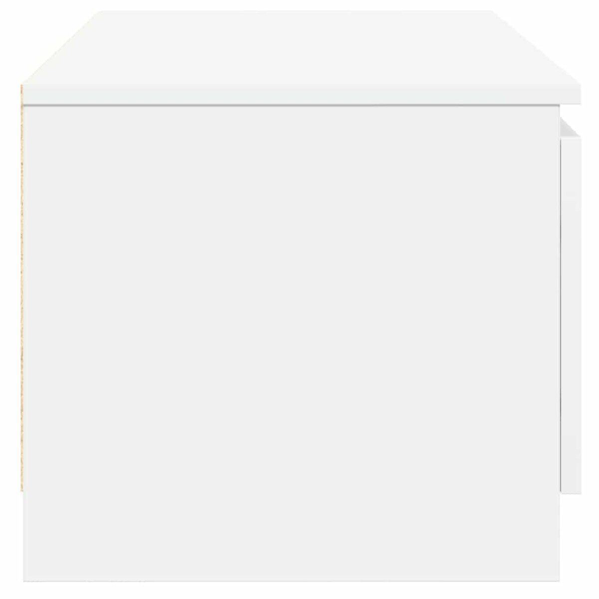 vidaXL Szafka pod TV, biała, 140x40x35,5 cm, materiał drewnopochodny