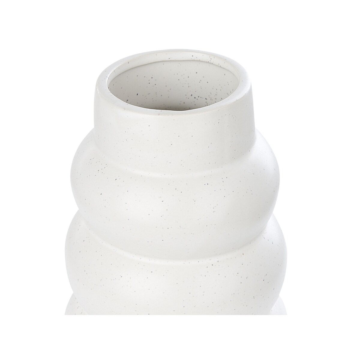 Wazon na kwiaty ceramiczny 22 cm biały PIREAS