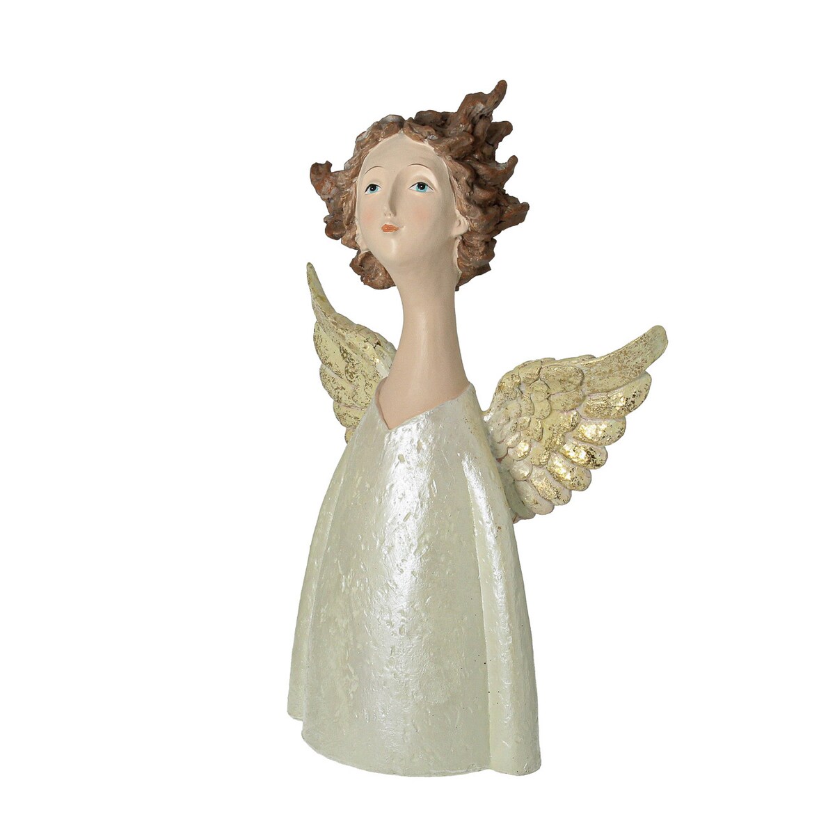 Figurka Angel Glow 43 cm boże narodzenie, święta, świąteczne, złoty, 29x14x43 cm