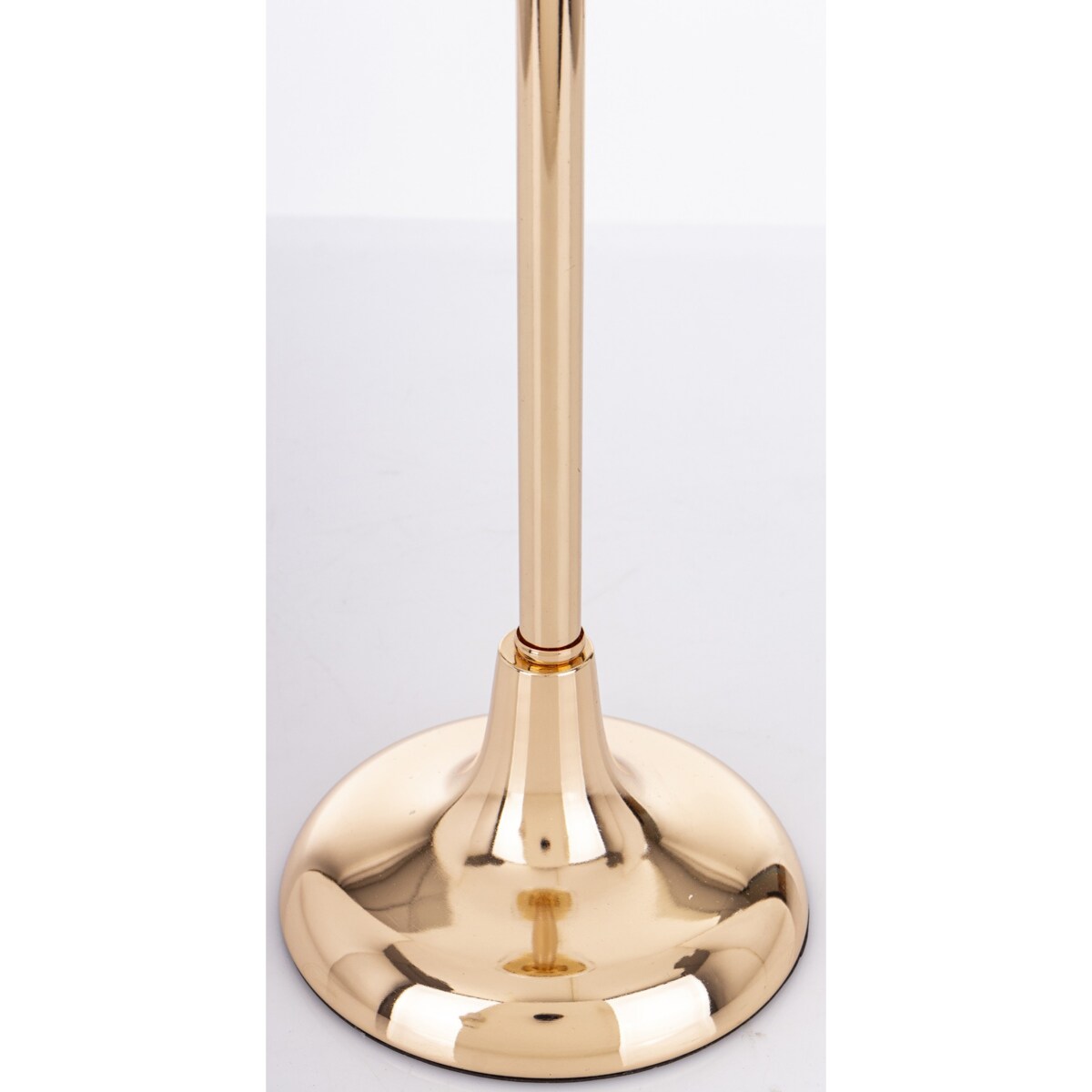 Świecznik złoty z kloszem 34x11 cm LAMBONG - III wysoki