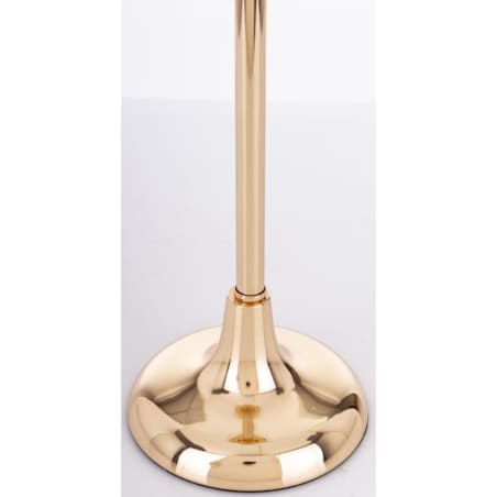 Świecznik złoty z kloszem 34x11 cm LAMBONG - III wysoki