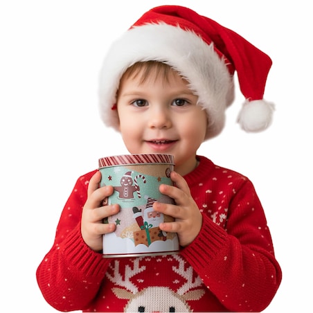 Puszka Na Pierniki Ciastka Boże Narodzenie 10X14 Cm Świąteczna Dekoracyjna Cukierki Słodycze