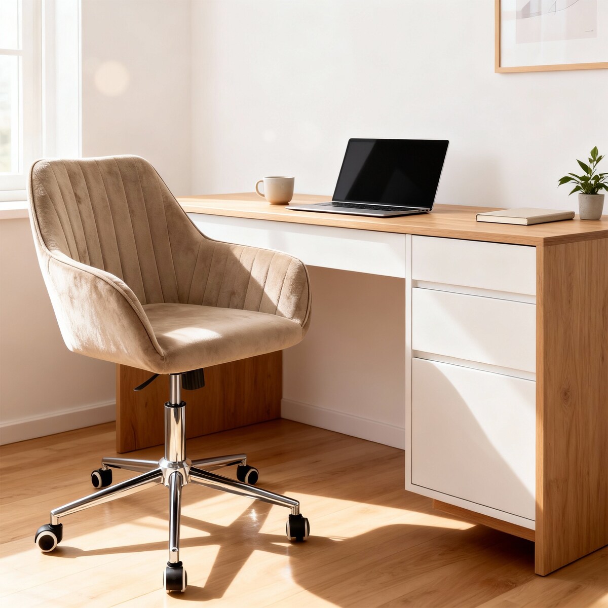 Eleganckie krzesło CORUM obrotowe biurowe do biura