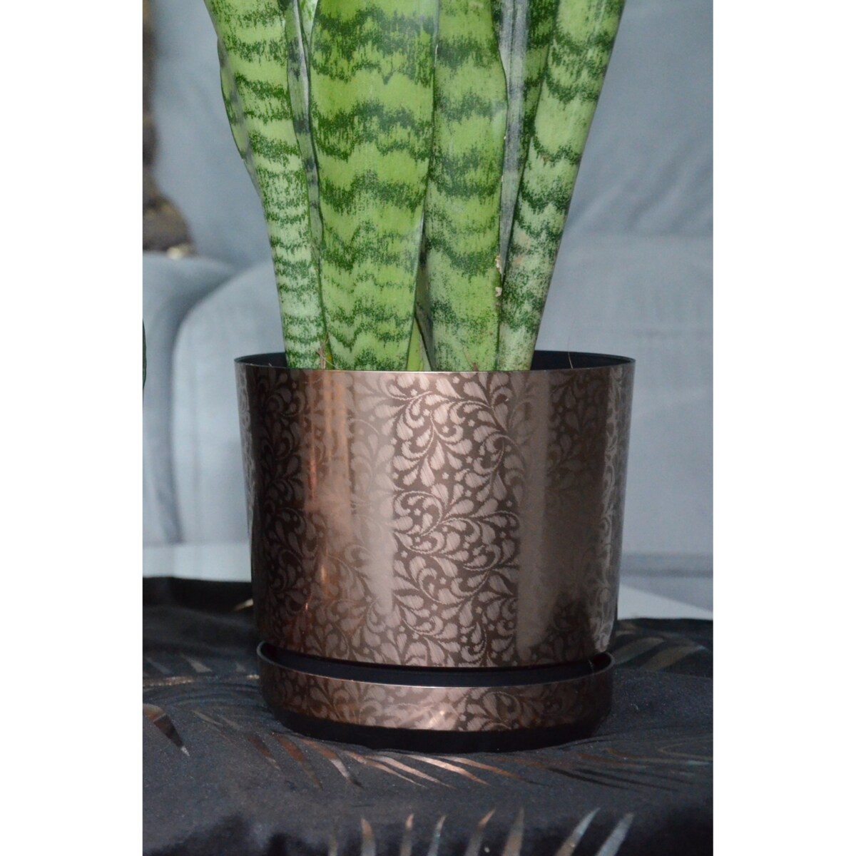 26 cm piękny wzór BRĄZOWA KORONKA kobieca motyw artystyczny elegancka glamour ekskluzywna wyrafinowana