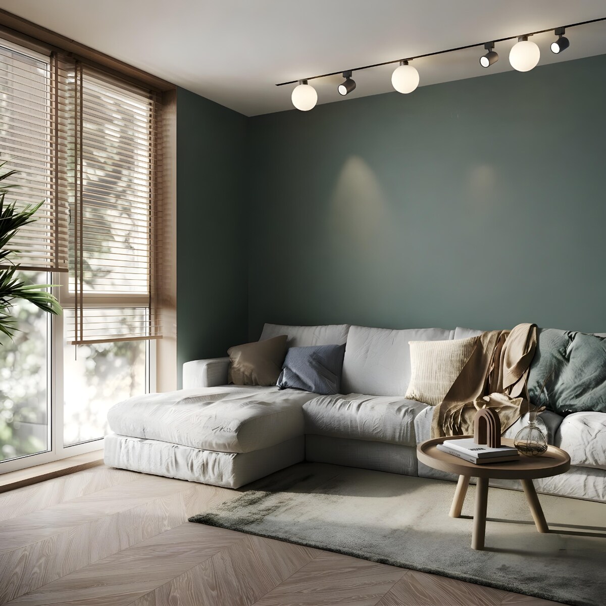 Zestaw oświetlenia szynowego Light Prestige Bola 3x Gwint(nie wiem jaki jest) + 4x reflektor GU10 150cm