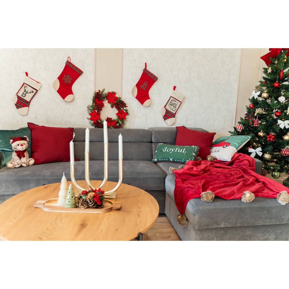 Poduszka ozdobna bawełniana MISTRALINE, 50 x 50 cm