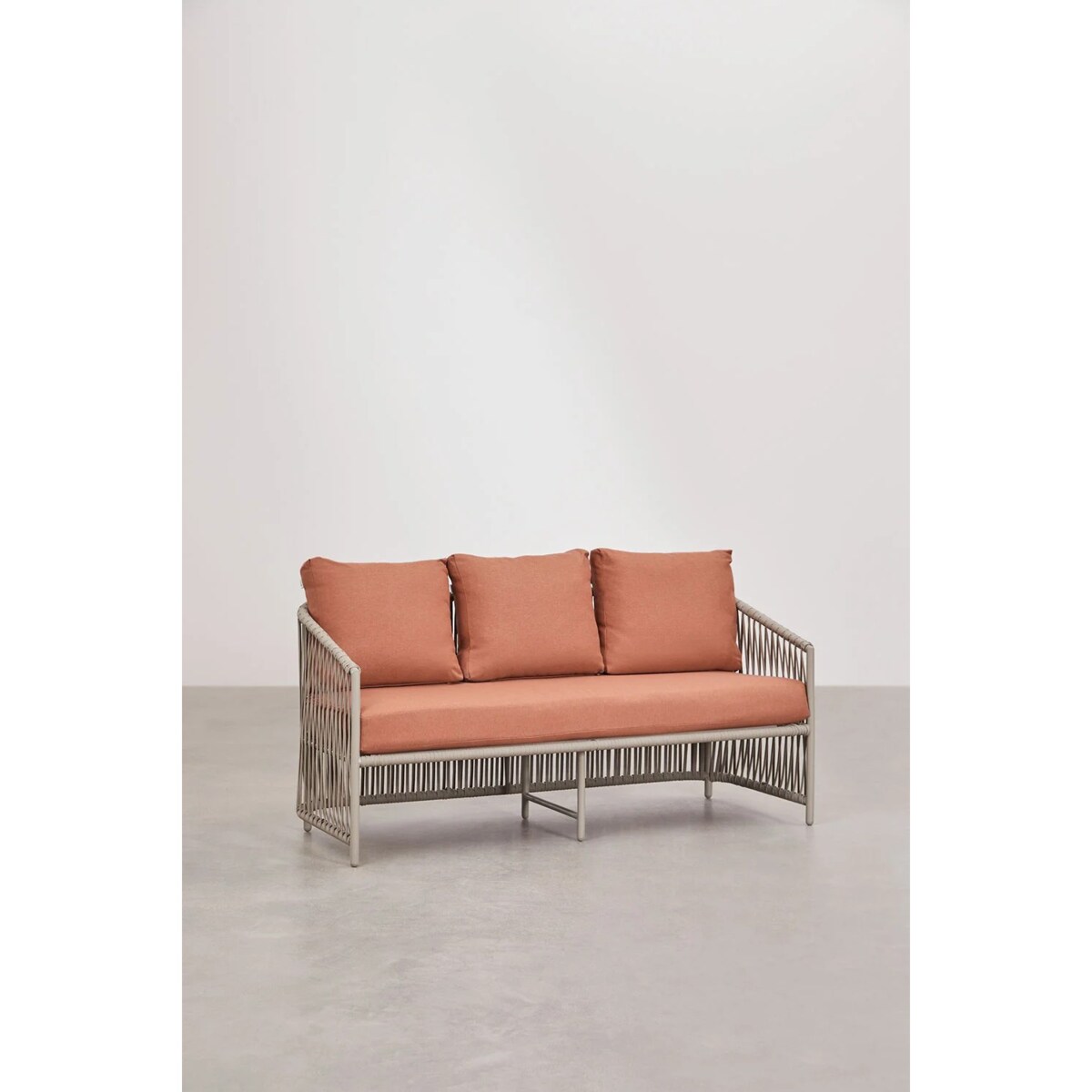 Zestaw ogrodowy: sofa, 2 fotele i stolik Sophie ceglasty