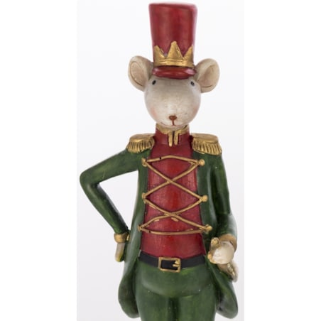 Dekoracja - para myszek we frakach i cylindrach 21x7,5x6 cm TOPI