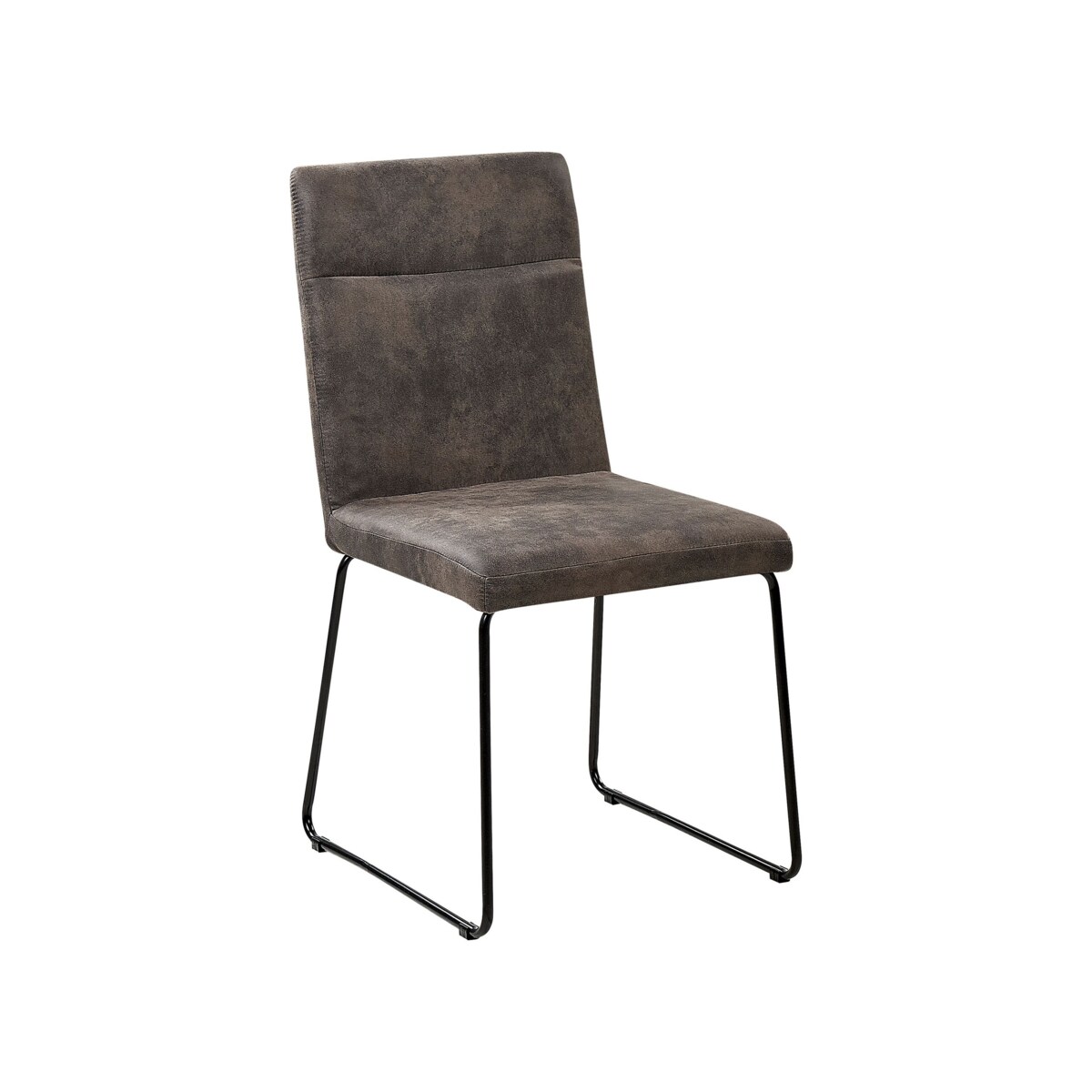 Zestaw 2 krzeseł do jadalni szary NEVADA