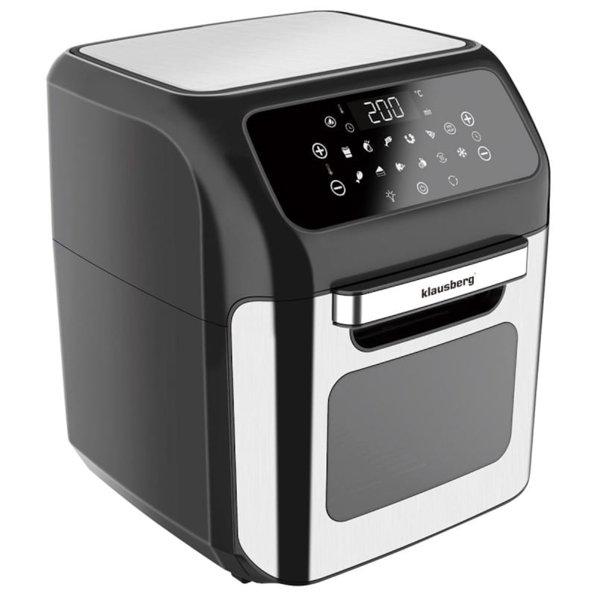 Frytownica beztłuszczowa czarna 12L 1800W frytkownica KLAUSBERG Air Fryer