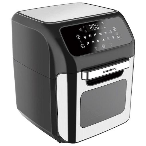 Frytownica beztłuszczowa czarna 12L 1800W frytkownica KLAUSBERG Air Fryer