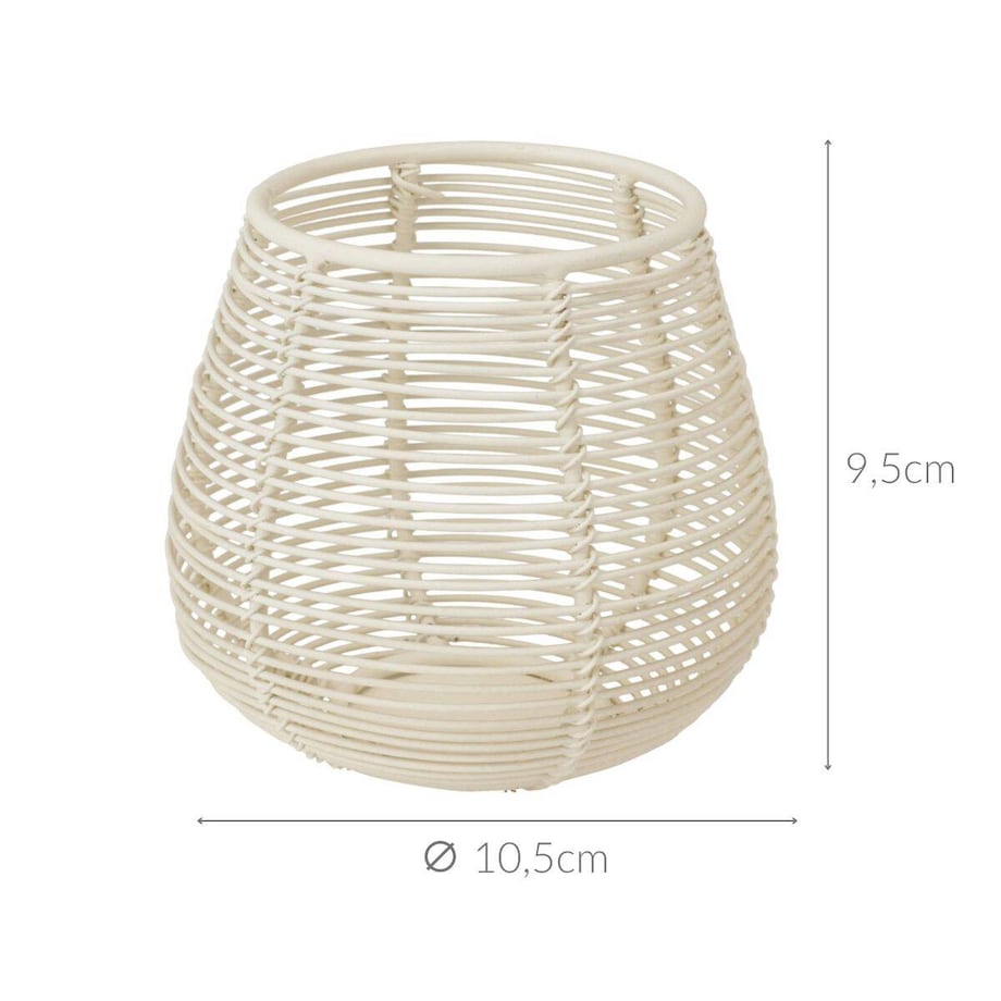 Świecznik na tealight, metalowy, 10 x 9 cm