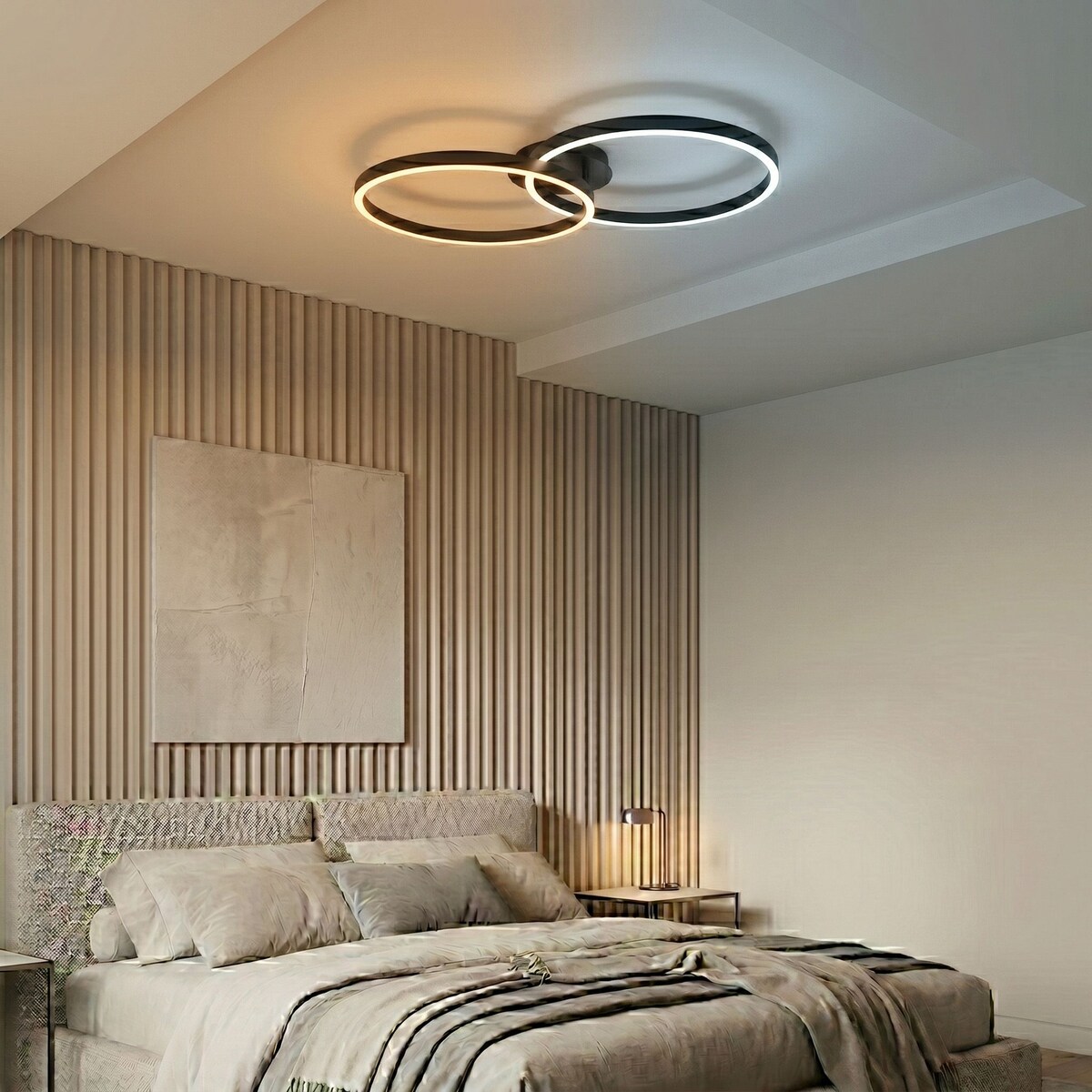 Lampa Sufitowa Swe061-C Led Czarny, Metal, Tworzywo Sztuczne