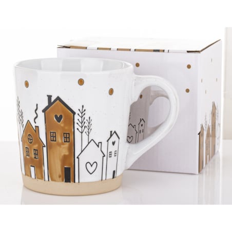 Kubek kamionkowy w pudełku 460 ml CITTA