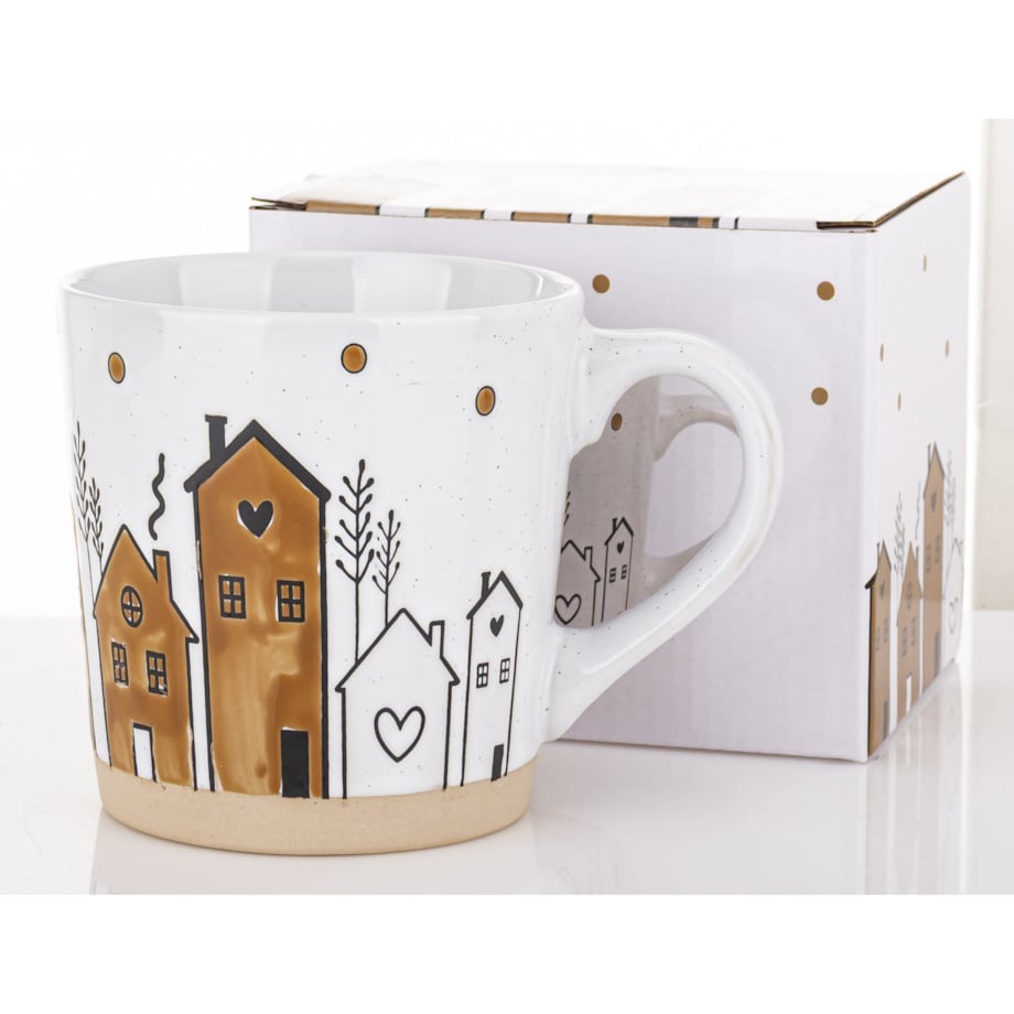 Kubek kamionkowy w pudełku 460 ml CITTA