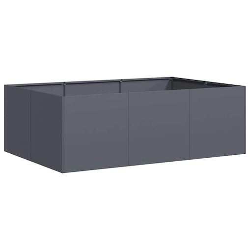 vidaXL Doniczka Antracyt 120x80x40 cm Stal